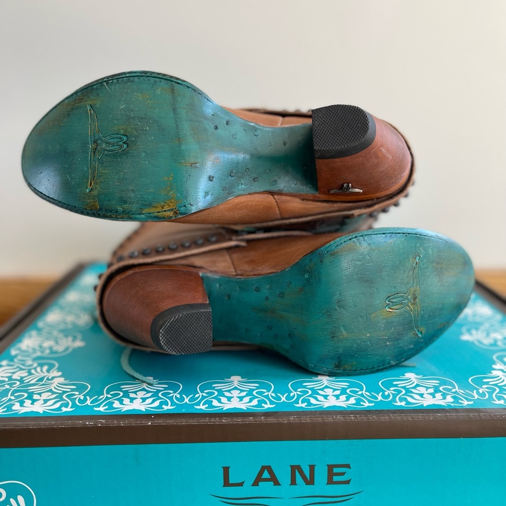 Lane Leather Ankle Boots with Fringe - Picture 7 of 11
